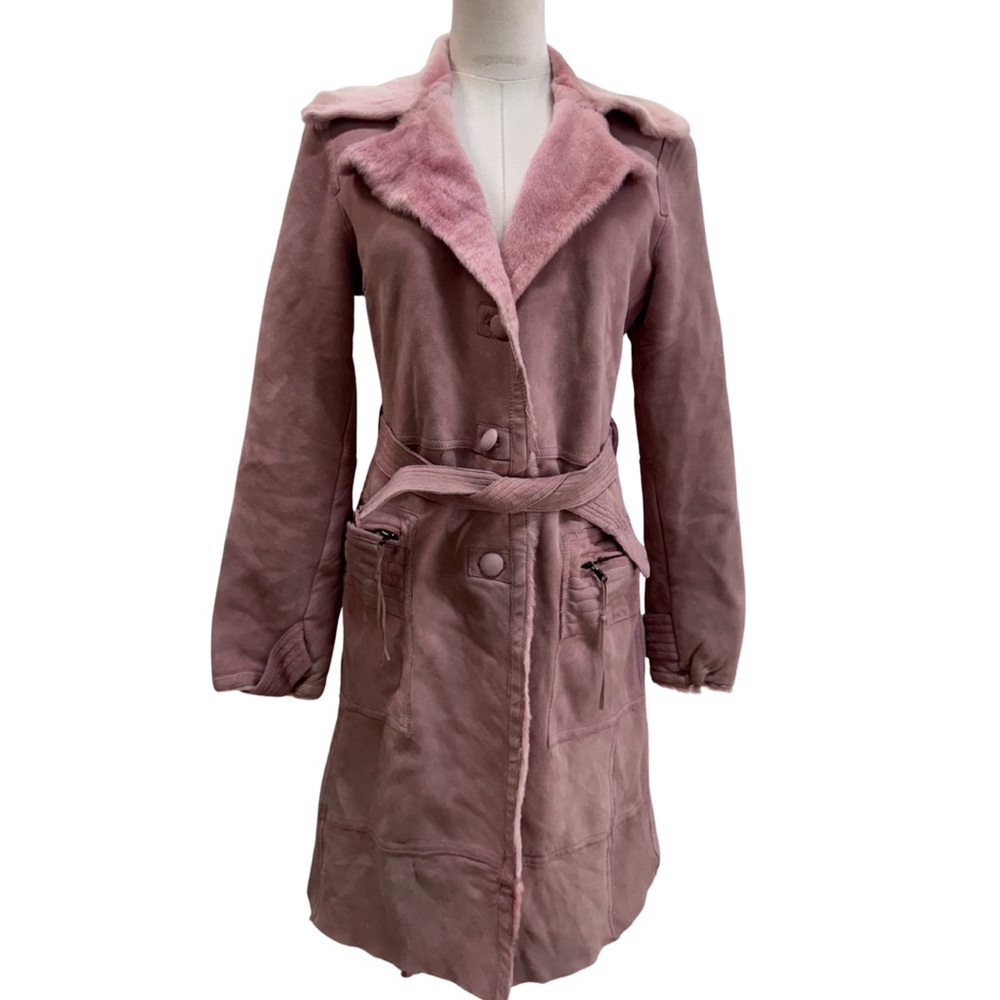 Euro pink Bendetta Noi pony hair coat